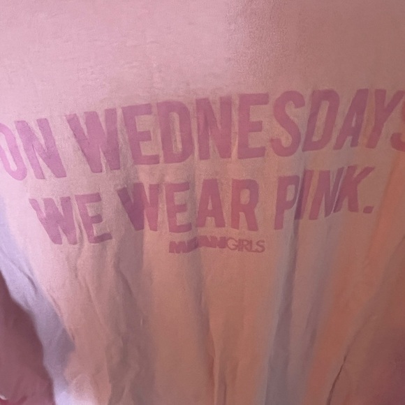Mean Girls Pink Short Sleeve Tee - Picture 3 of 4